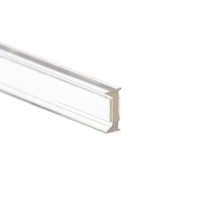 Anschlussprofil Stirnwand 12-12,8 mm transparent (L=3m)