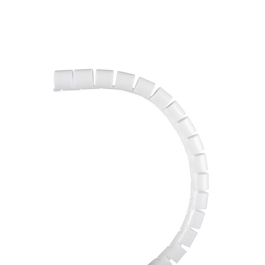 Flexibler Kabelschlauch weiß D=10mm L=3000mm - Technikplaza