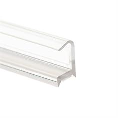Glasanschlussprofil 90 Grad 12-12,8 mm transparent (L=3m)