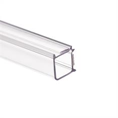 Glasanschlussprofil Ecke 10-10,8 mm transparent (L=3m)