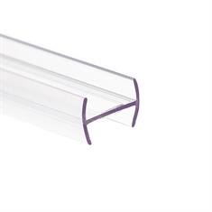 H-Profil Kunststoff 12-12,8 mm transparent (L=3m)